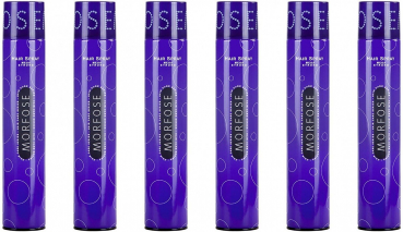 6x Morfose Mega Strong Haarspray Lila 400 ml